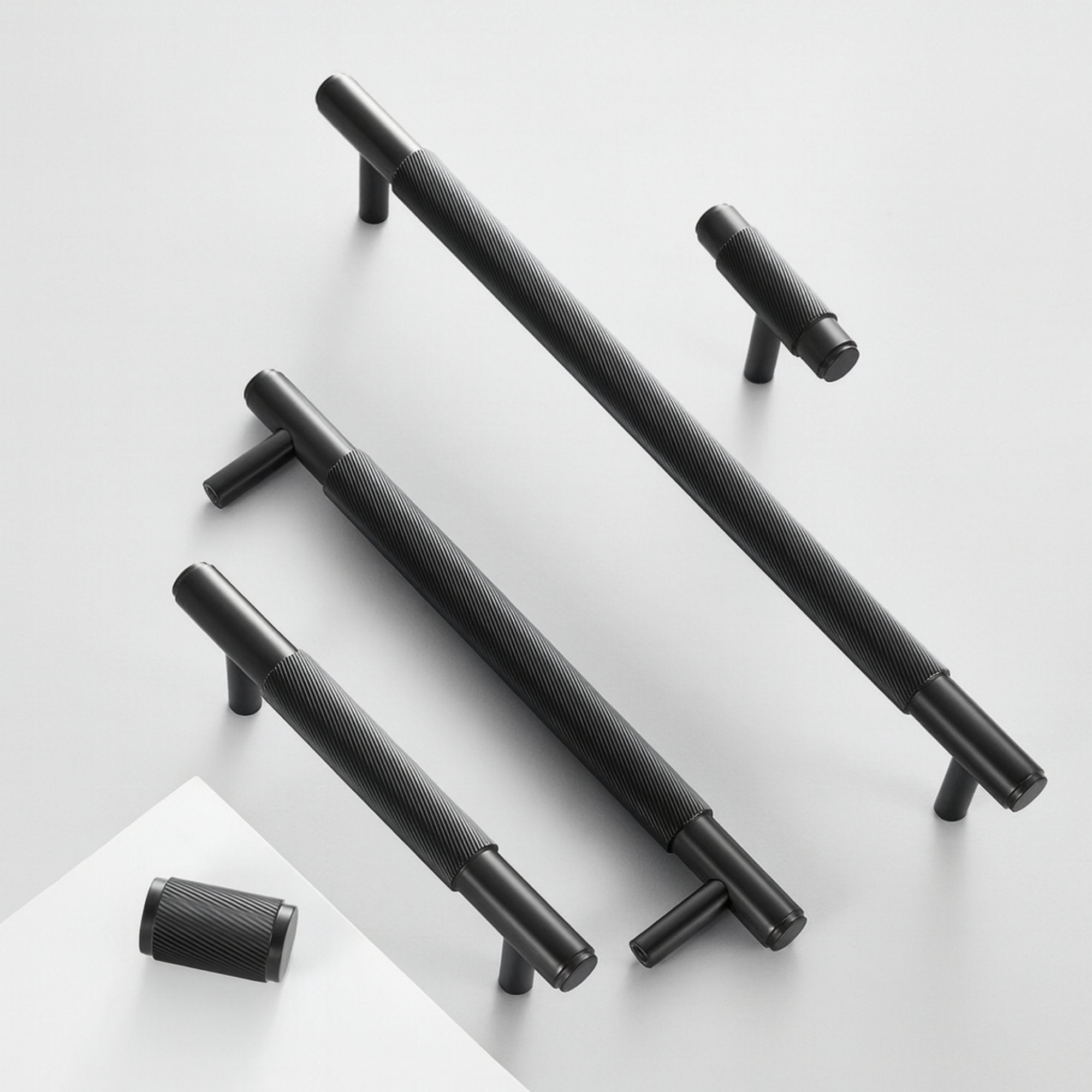 Griff 3146 | Gerillt | Schwarz