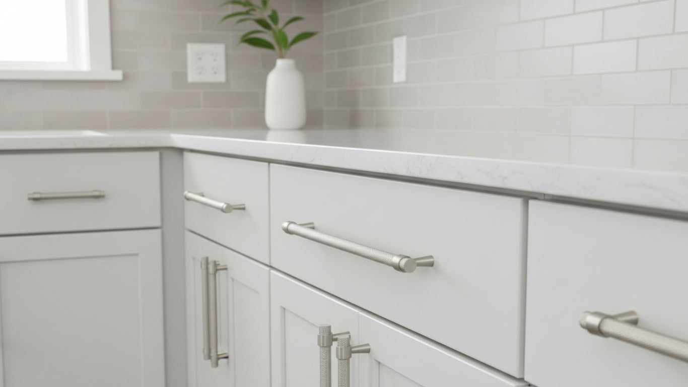 Poignée CH016 | Cannelé | Nickel