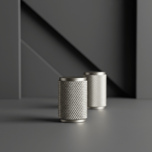 Bouton CH035 | Moleté | Nickel