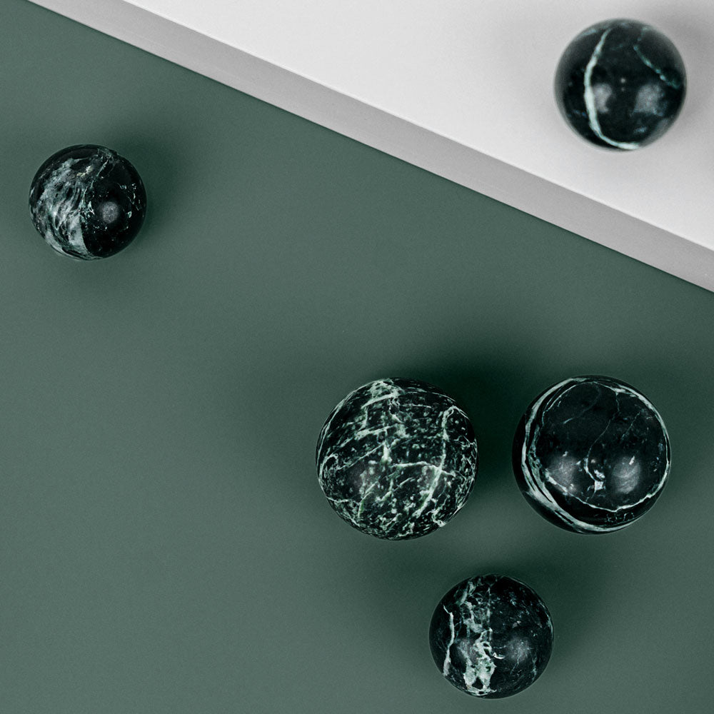 Knopf DR101 | Marmor | Green Flower 