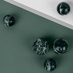 Knopf DR101 | Marmor | Green Flower 