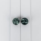 Knopf DR101 | Marmor | Green Flower 