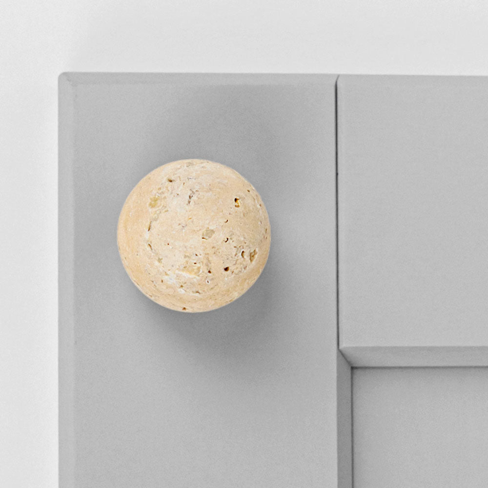 Bouton DR101 | Marbre | Travertine