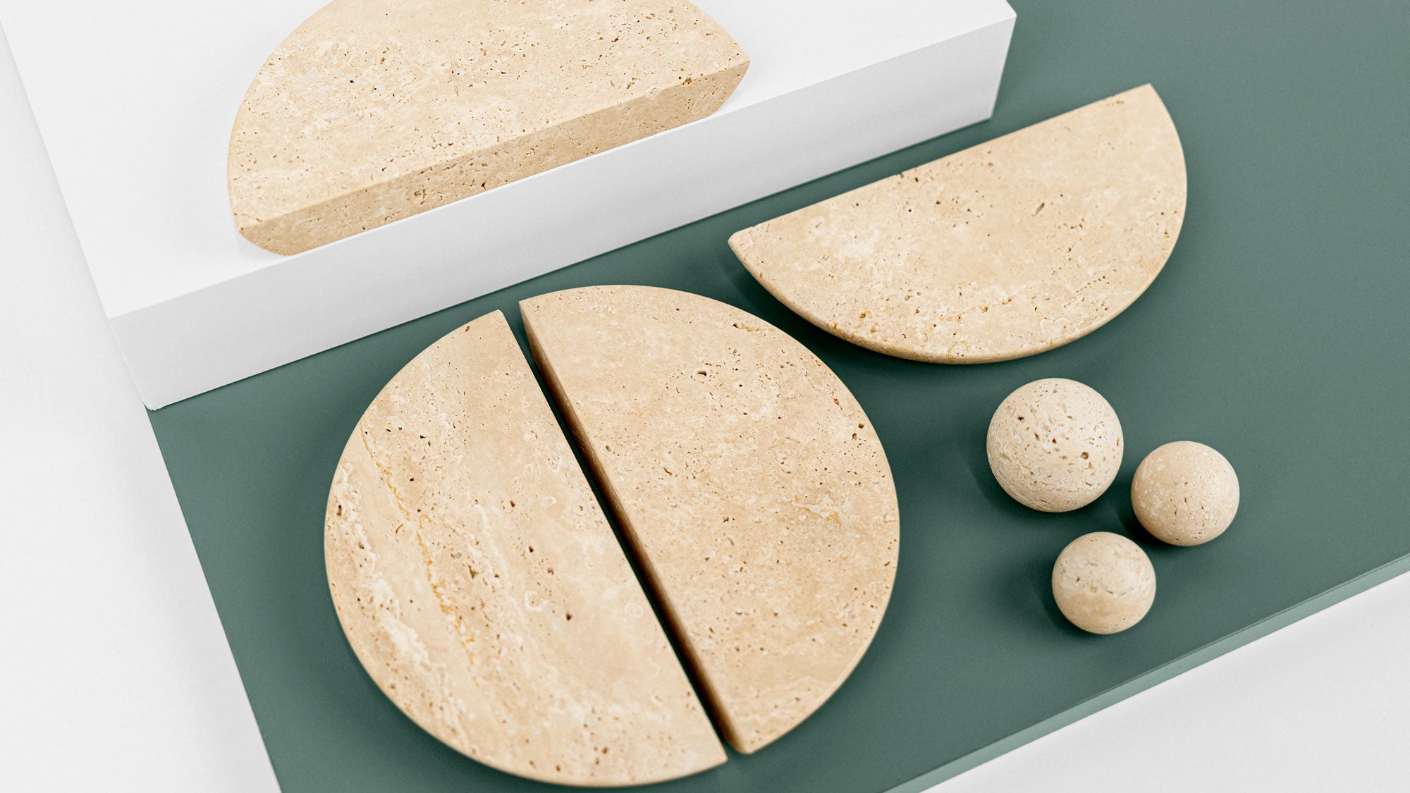 Handgreep DR102 | Marmer | Travertine (SET)