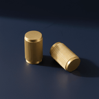 Knob 3100 | Ribbed | Brass