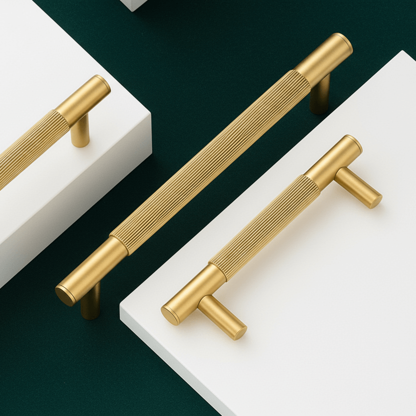 Handle 3100 | Ribbed | Brass