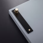 Maniglia 5005 | Zigrinata | Ottone + Nero