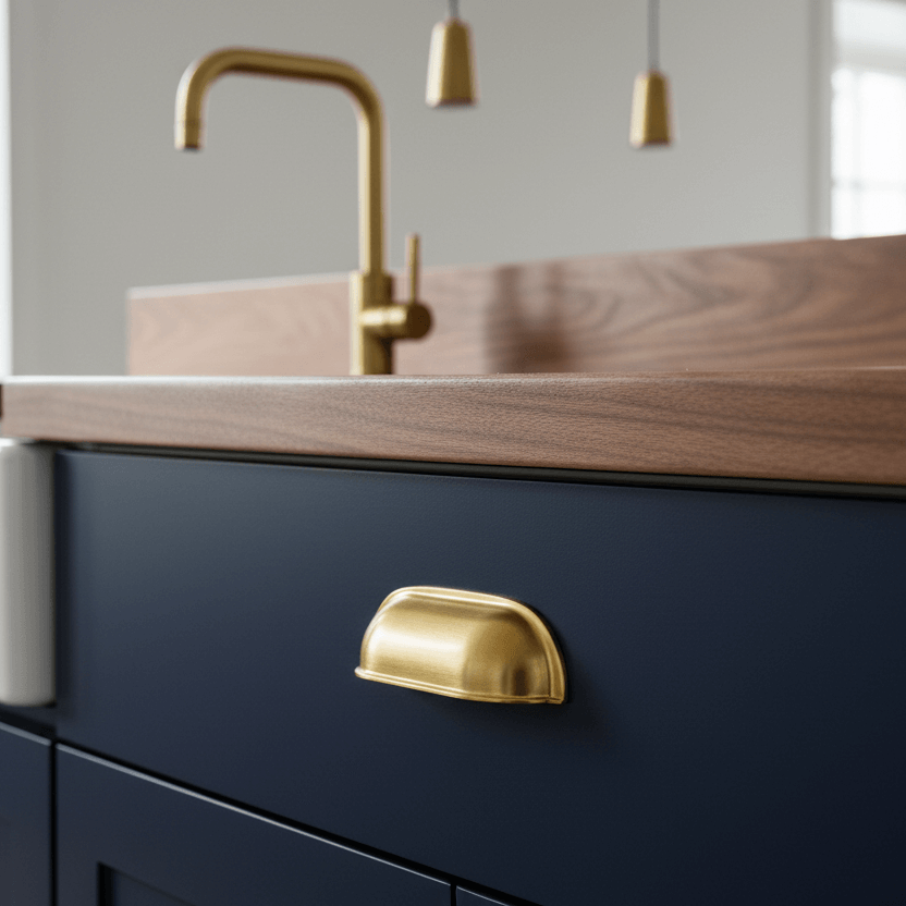 Maniglia CH020 | Profilo | Ottone