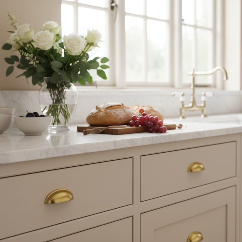 Maniglia CH021 | Profilo | Ottone