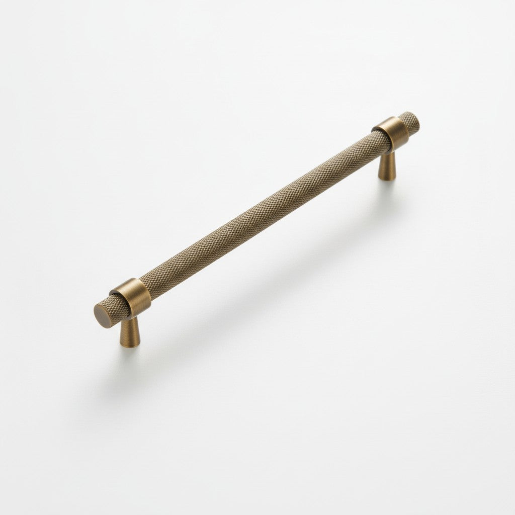 Handle CH016 | Knurled | Antique Brass