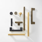 Knop CH052 | Rillet | Antik Messing