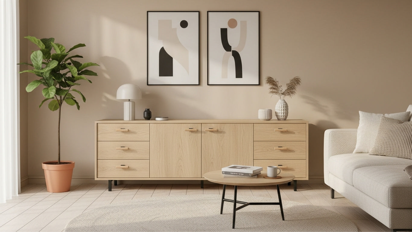 T-Bar CH076 | Bois de hêtre + Noir