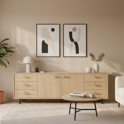 T-Bar CH076 | Bois de hêtre + Noir