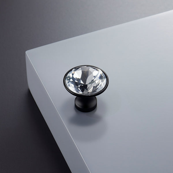 Knop 1044 | Kristal | Zwart