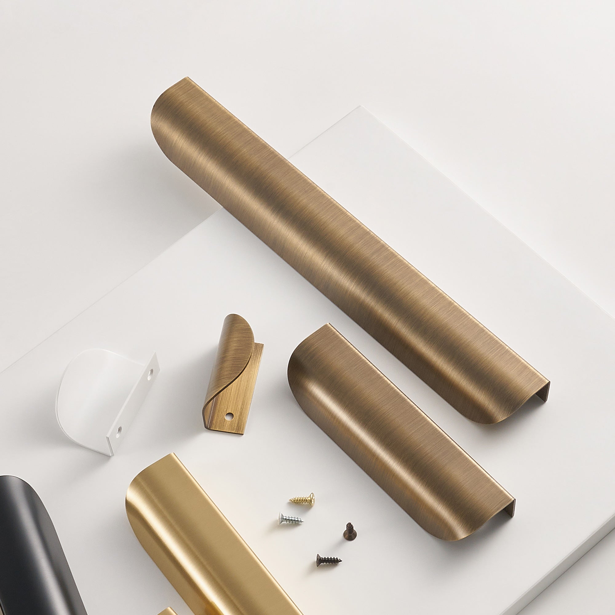 Maniglia CH015 | Profilo | Ottone Antico