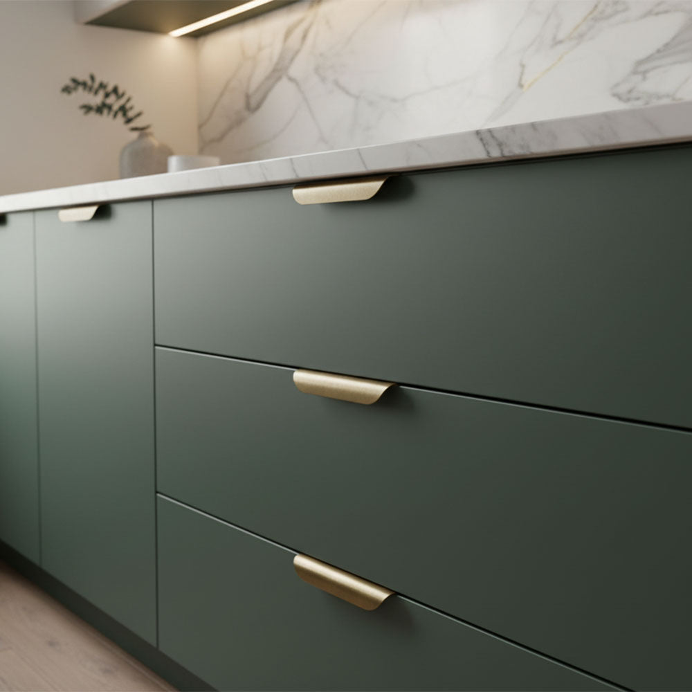 Griff CH015 | Profil | Antikes Messing