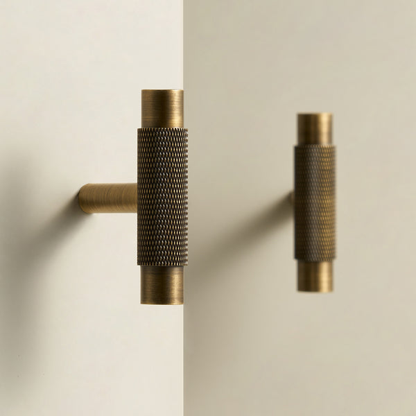 T-bar 3137 | Moleté | Laiton Antique