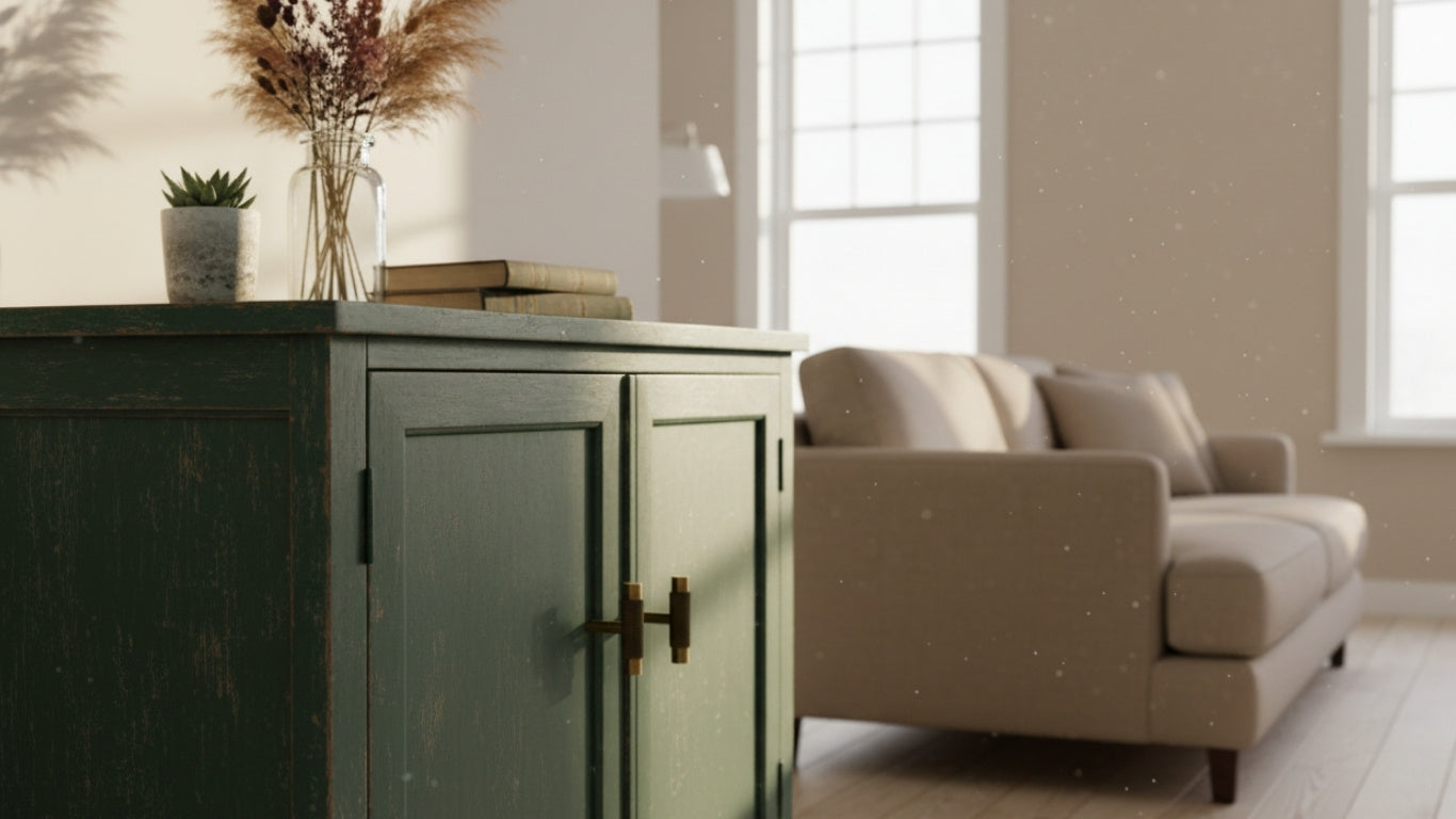 T-greep CH098 | Antiek Messing