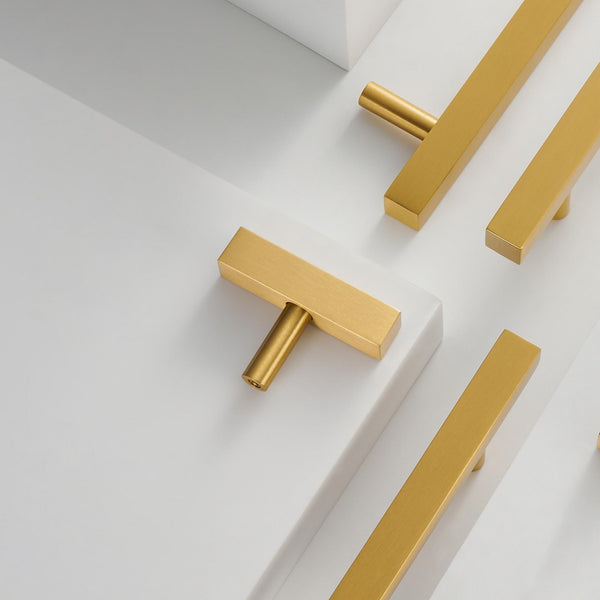 Barra a T CH012 | Quadrata | Ottone