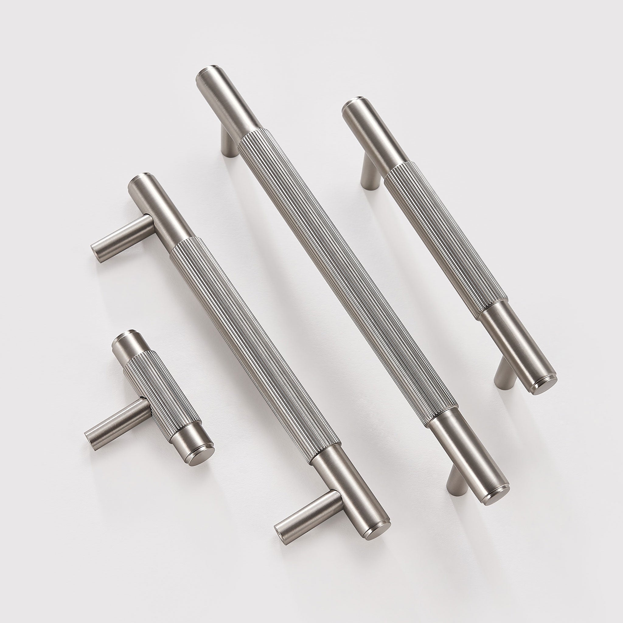 Handle 3100 | Ribbed | Nickel 