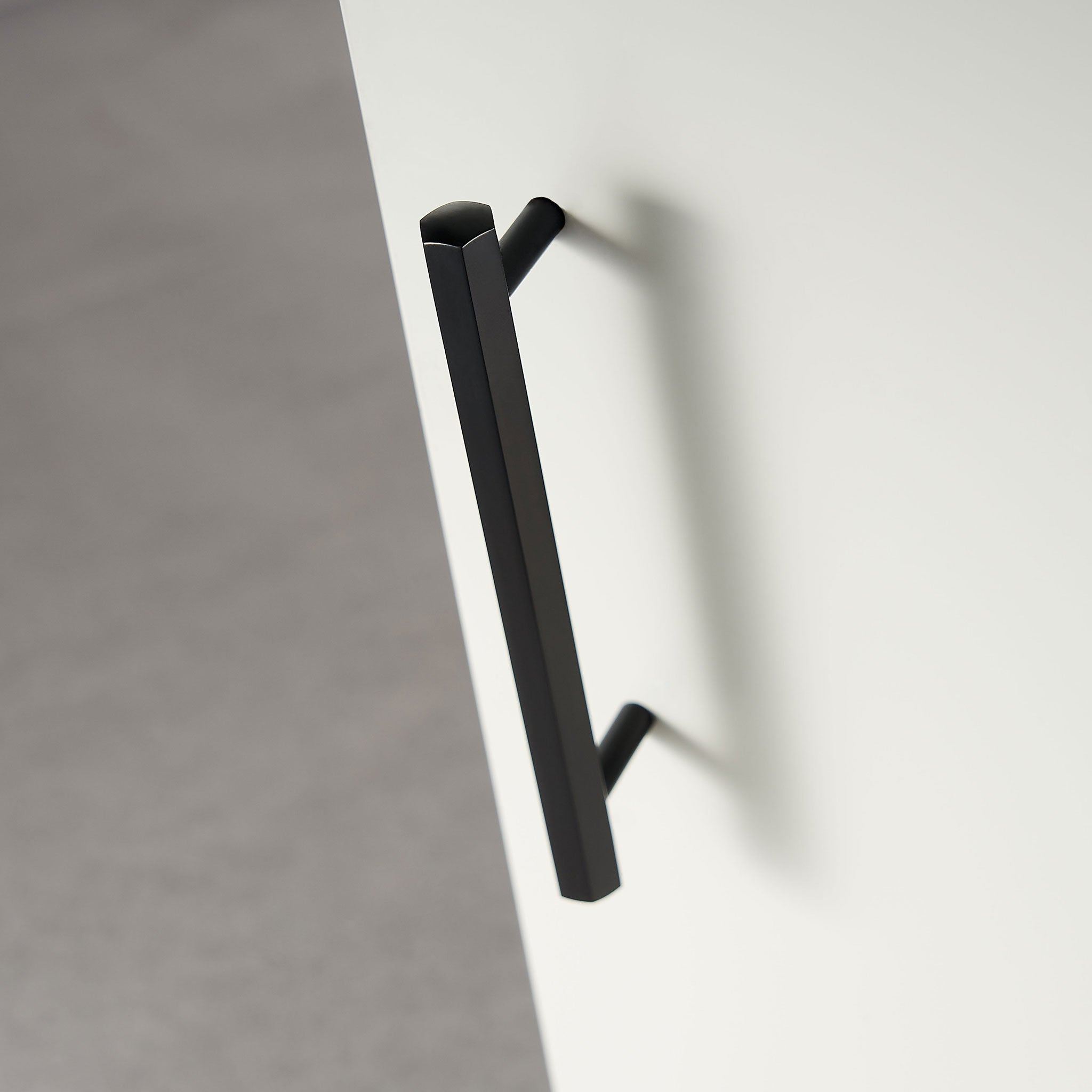 Handtag 3106 | Hexagon | Svart - Dooroom